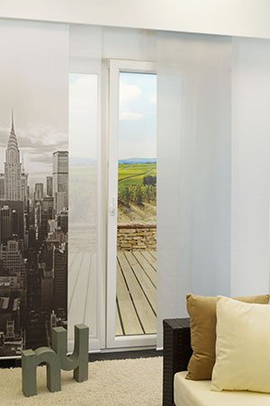 Ambiente New York Chryslerbuilding Schiebegardinen