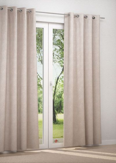 Ösenschal in Beige