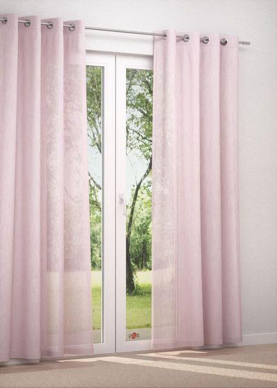 Ösenschal in Rosa