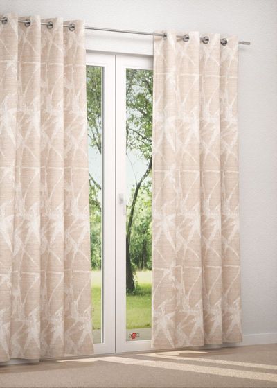 Ösenschal in Beige