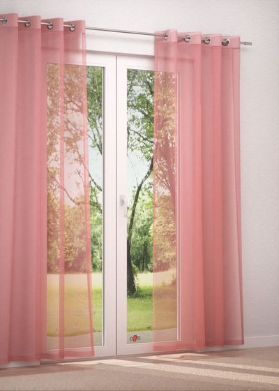 Ösenschal in Rosa
