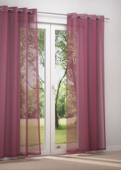 Ösenschal in Rosa
