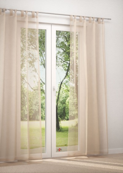 Schlaufenschal in Beige