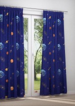 Dekoschal in Blau