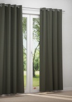 Ösenschal in grau