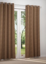 Ösenschal in beige