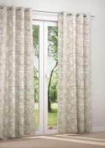 Ösenschal in beige