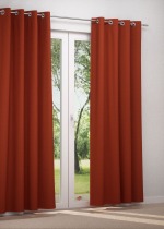 Ösenschal in orange