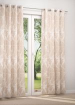 Ösenschal in Beige