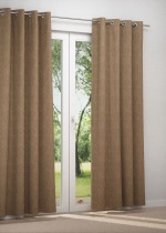 Ösenschal in beige