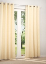 Ösenschal in beige