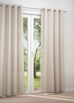 Ösenschal in Beige