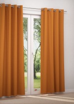 Ösenschal in Orange
