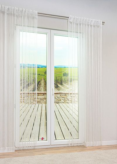 ArtikelbildLysel - Fadenvorhang Sleek #1W in Weiß