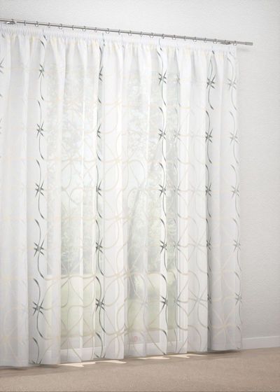 Gardinenstore in Beige