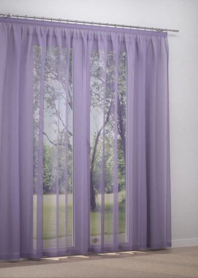 Gardinenstore in Violett