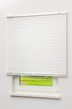 Lysel Outlet - SET Alujalousie 25mm mit Motor und Fernbedienung Weiß