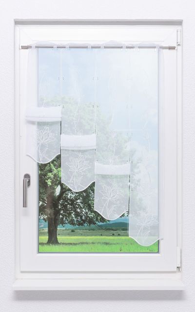 ArtikelbildPanneaux Plauener Spitze® - Kelchblüten #1W weiß