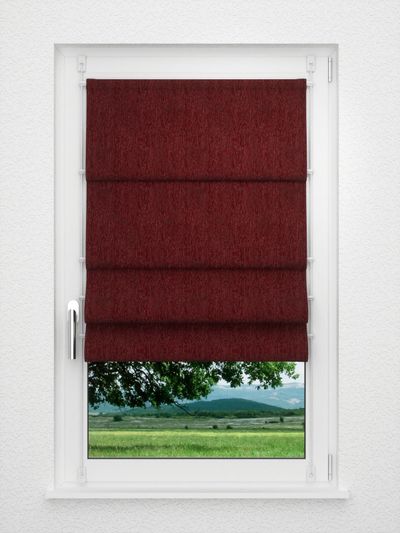 Raffrollo smart in rot
