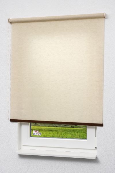 ArtikelbildLysel Outlet - Basisrollo Holzdekor Beige #1W