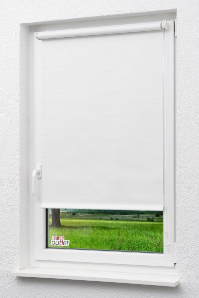 Lysel Outlet - Mini Rollo abdunkelnd Reinweiß