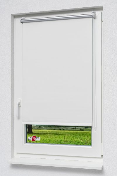 ArtikelbildLysel - Qualitätsrollo Klemmträger Thermo Reinweiß #1W