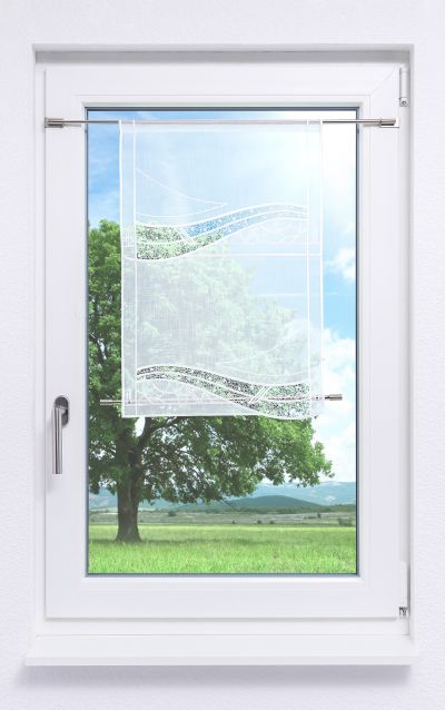 ArtikelbildPlauener Spitze® - exklusiver Scheibenhänger Florin #1W in Rohweiß
