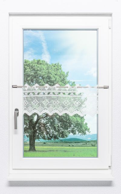 ArtikelbildScheibengardine Lysel - Lochstickerei #1W natur