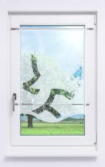 Vorschau Plauener Spitze® - Scheibenhänger Patria #1W in Grau grau