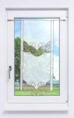 Vorschau Plauener Spitze® - exklusiver Scheibenhänger Najara #1W in Silber Bronze
