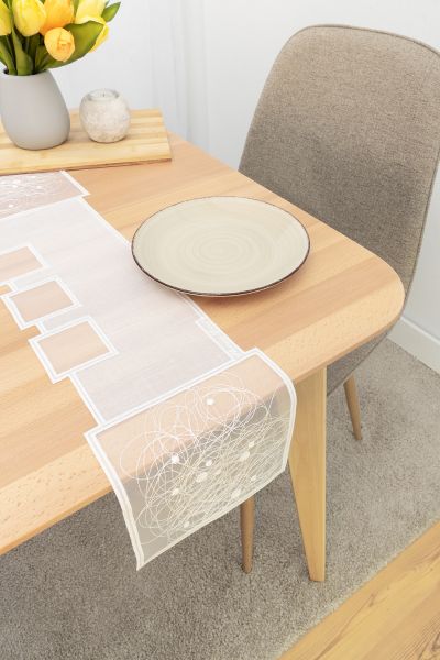 ArtikelbildTischband Plauener Spitze® #1W Analiza in Weiß