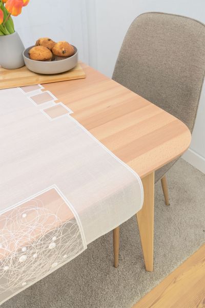 ArtikelbildTischläufer Plauener Spitze® #1W Analiza in Weiß