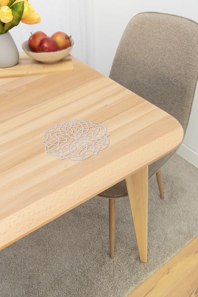 Artikelbildrunde Deckchen Plauener Spitze® #1W Najara in Silber