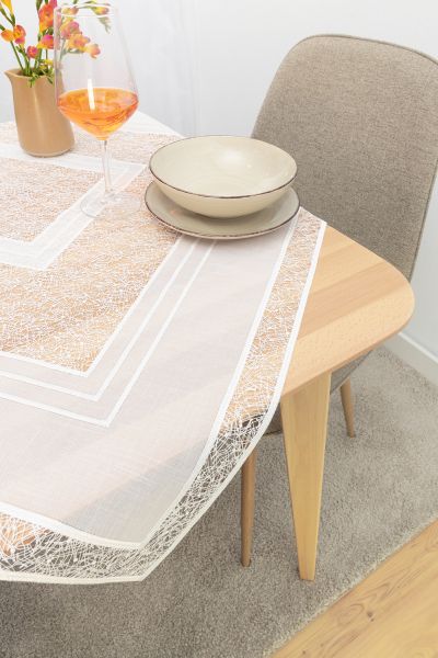 ArtikelbildTischdecke Plauener Spitze® #1W  Novalie in Weiß