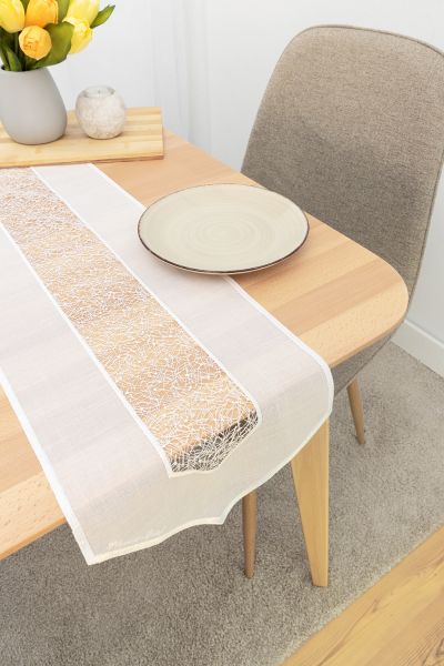 ArtikelbildTischband Plauener Spitze® #1W  Novalie in Weiß