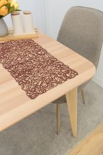 Vorschau Deckchen Plauener Spitze® #1W Tara in Grau bordeaux