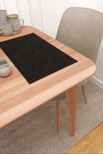 Platzdeckchen in schwarz