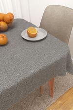 Tischdecke eckig in grau