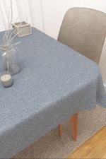Tischdecke eckig in blau