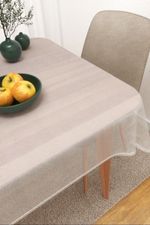 Tischdecke eckig in weiß