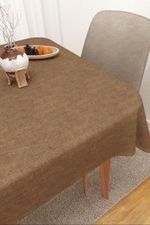 Tischdecke eckig in beige