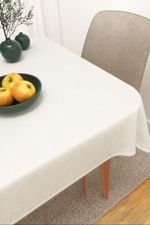 Tischdecke eckig in weiß