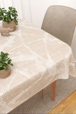 Tischdecke eckig in Beige