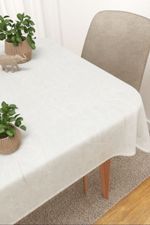 Tischdecke eckig in Beige