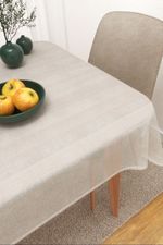 Tischdecke eckig in Weiß