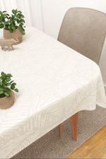 Tischdecke eckig in Beige