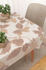 Tischdecke eckig in Beige