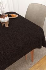 Tischdecke eckig in braun