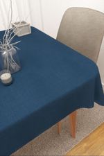 Tischdecke eckig in blau