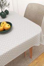 Tischdecke eckig in grau